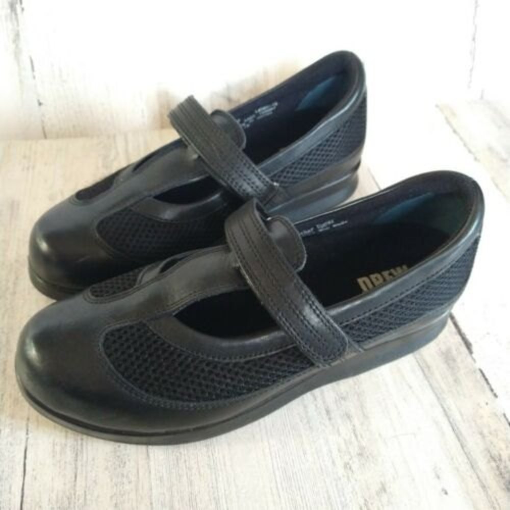 Drew Desiree Women's Shoes Orthopedic Mary Jane Ladies 8 Comfort Shoes Black 8M